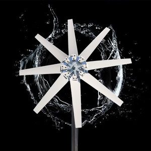 RY nhà máy bán buôn 1000W tuabin gió nhỏ 8 lưỡi thấp bắt đầu tốc độ gió tuabin gió để bán - Product Image 5