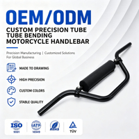 Guidon de moto en aluminium de 22 mm (7/8 pouces) avec barre transversale, protection de poitrine Protaper, pour Dirt Pit Bike, ATV, Quad, KLX, DRZ110, Motocross