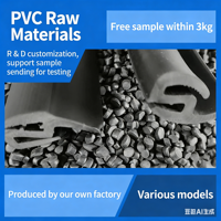 Granulés de PVC recyclé noir en gros, sans impuretés, pour bottes de pluie, joints, semelles, poignées, souples, flexibles, résistants à l'usure, extrudés