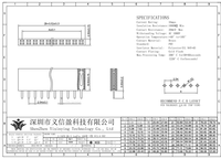 Connecteur femelle 180 degrés à une rangée de broches droites 1*6 broches 9 broches, pas 0,8 mm, 2,00 mm, 2,54 mm, pour PCB et machines (DIP THT)