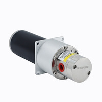 Pompe à engrenages magnétique 0,3 ml par révolution, qualité alimentaire 316L, nettoyable CIP, micro-pompe compacte ronde pour machine à expresso