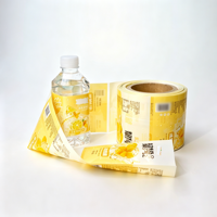 Film rétractable thermoscellé durable à succès, impression personnalisée, étiquette rétractable pour l'emballage des bouteilles de boissons