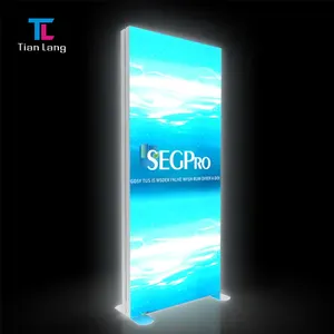 TianLang Led çerçevesiz kumaş çerçeve çerçevesiz alüminyum reklam ışık kutusu 120mm