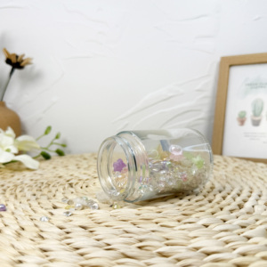 Frascos de vidrio CR impresos personalizados, almacenamiento de flores secas resistente a prueba de niños de lado recto - Product Image 6