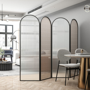 Divisores <span class=keywords><strong>de</strong></span> Habitaciones Modernos Nórdicos <span class=keywords><strong>de</strong></span> Vidrio y Metal para <span class=keywords><strong>Oficina</strong></span> y Sala <span class=keywords><strong>de</strong></span> Estar, Biombos Plegables para Uso en Almacenes - Product Image 4