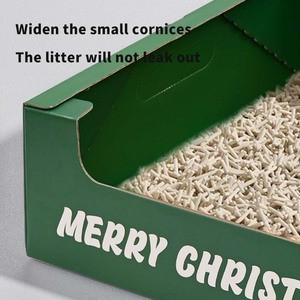 <span class=keywords><strong>Bac</strong></span> à litière jetable en <span class=keywords><strong>carton</strong></span> robuste et imperméable, facile à transporter - Product Image 3