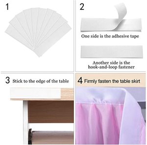 Falda de mesa de <span class=keywords><strong>Fiesta</strong></span> de arcoíris para BH-804, falda de gasa con tutú para mesa rectangular, decoración de <span class=keywords><strong>Fiesta</strong></span> de cumpleaños de boda, Baby Shower - Product Image 6