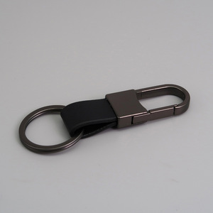Nuovo portachiavi in metallo in vera pelle per <span class=keywords><strong>auto</strong></span> portachiavi con fibbia in vita supporto per <span class=keywords><strong>uomo</strong></span> donna regalo - Product Image 4