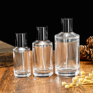 थोक परिष्कृत 2 औंस ग्लास इत्र स्प्रे की बोतलें 30 मिली 50 मिलीलीटर अद्वितीय खाली ग्लास इत्र बोतल पंप स्प्रे - Product Image 1