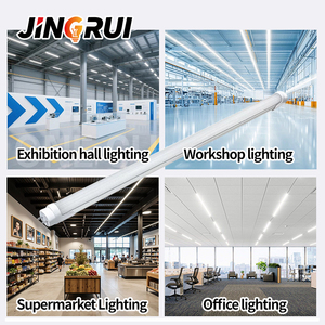 Bombillas <span class=keywords><strong>LED</strong></span> de 4 pies, 6000K, luz diurna, equivalente a balasto bypass R17D/HO F96T12/DW/HO, cubierta transparente, reemplazo fluorescente T8 - Product Image 6