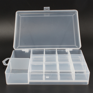 DN Bán Sỉ Hộp Đựng Đồ Câu Cá Trong Suốt 14 Ngăn Bằng Nhựa Có Thể Nhìn Thấy Hộp Đựng Mồi Hộp Đựng Mồi Kèm Ngăn Chia - Product Image 2