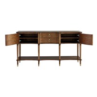 Console de rangement en bois rétro personnalisable pour salon et chambre à coucher, avec couleurs uniques