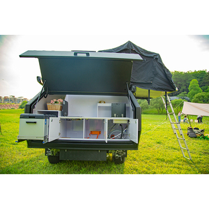 2025 Hotsale para Ecocamper All-Terrain Fiberglass Teardrop Camper con tienda en la azotea Compact Off-Road RV para Camping familiar - Product Image 4