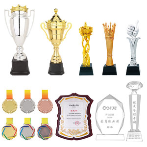 Piala Trofi Plastik Besar Custom Produsen <span class=keywords><strong>3</strong></span> Tingkat 4 Tiang Penghargaan untuk Liga Juara SZ20 - Product Image 6