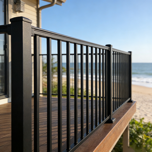 Kolay Kurulum Paslanmaz Çelik Alüminyum Alaşım Ayna Cilalı UV Korumalı Korkuluk Merdiven Güvenlik Sistemi Paslanmaz - Product Image 1