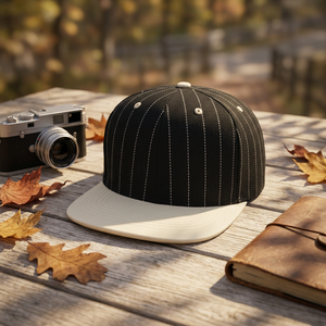 Casquette Snapback Vintage à Rayures Fines, Logo Personnalisé, Visière Plate, Casquette de Baseball, Visière Contrastante, Hip Hop Streetwear, Gorras Para Hombre - Product Image 3