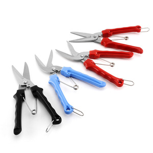 Tijeras de podar de acero inoxidable Yangjiang, 20-30 mm, para recoger frutas, herramientas de jardín, mango rojo, azul y negro - Product Image 1