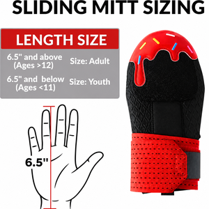 Guanto da Scivolata per Baseball e Softball, in Pelle, Professionale, Premium, Durevole, Leggero, per Mano Destra/Sinistra, Protezione per le Mani - Product Image 5
