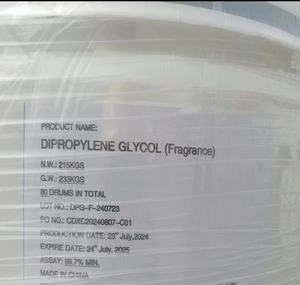 ไดโพรพิลีนไกลคอล (เกรดสำหรับน้ำหอม) CAS 25265-71-8 DPG สำหรับน้ำหอม - Product Image 2
