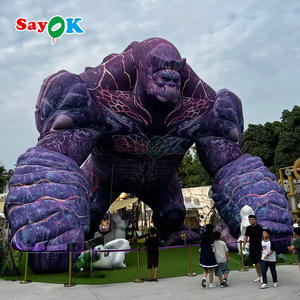 Sayok Personnage de dessin animé gonflable à conception libre, publicité géante gonflable King Kong, <span class=keywords><strong>grand</strong></span> gorille à louer - Product Image 1