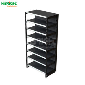 Panel trasero plano del fabricante de doble cara, 5 capas, estante metálico de Servicio Ligero, estante para tienda de supermercado, servicio pesado de un solo lado - Product Image 5