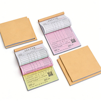 Servicio de Impresión de Documentos Comerciales Personalizados Profesionales NCR de 2/3 Capas, Libro de Facturas y Recibos Personalizado Premium
