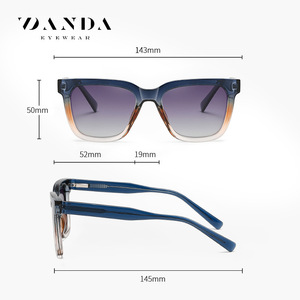 Gafas de Sol DANDA S26130 Polarizadas Rectangulares UV400 para Mujer, Moda para Exteriores - Product Image 2