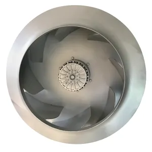 133-630mm Design della ruota del ventilatore grande Volume d'aria 220/380v ventola del ventilatore centrifugo girante in alluminio