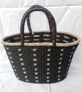 Cestas tejidas de algas marinas de moda del vendedor caliente Cesta plegable cómoda de diseño famoso para mujer - Product Image 1