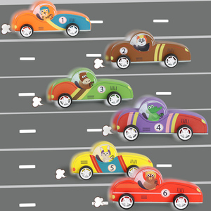 Mini <span class=keywords><strong>dessin</strong></span> <span class=keywords><strong>animé</strong></span> en bois pour enfants inertie Gyroscope jouet voiture cadeau équation Animal <span class=keywords><strong>Boomerang</strong></span> voiture - Product Image 6