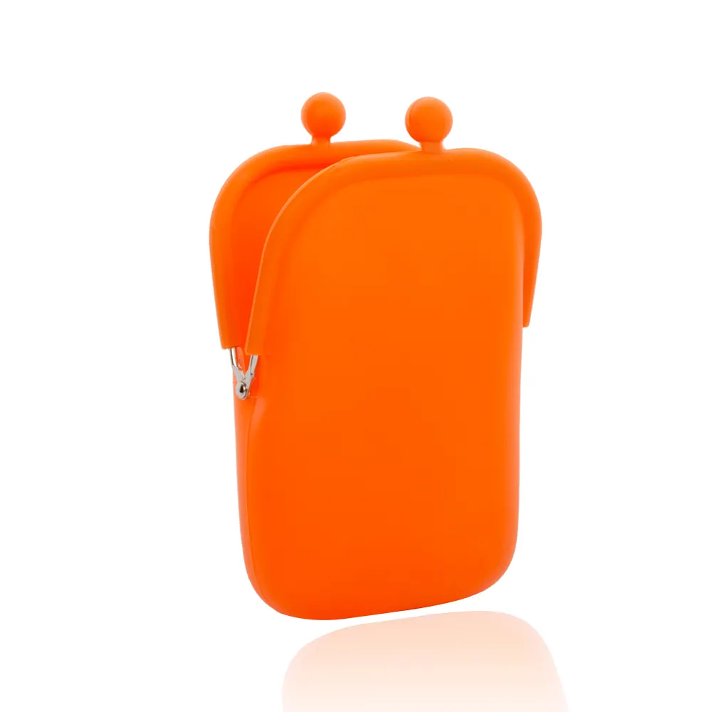 المصنع مباشرة بيع سيليكون حقيبة مطاط المحافظ مصغرة لطيف النساء الحلوى اللون مفتاح عملة حافظة نقود حقيبة التخزين حقيبة يد