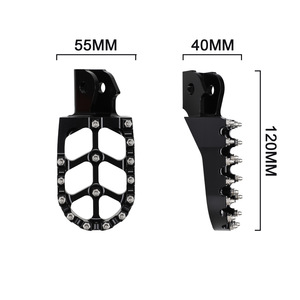 Pédale en alliage d'aluminium CNC modifiée, adaptée aux modèles Qiulong SURRON S/X Light Bee et CRF190L. - Product Image 3