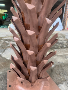 Palma Cycas Artificiale Personalizzata Eco-Friendly Impermeabile con 18 Foglie per Paesaggistica Commerciale Esterna, Matrimoni e Natale - Product Image 5