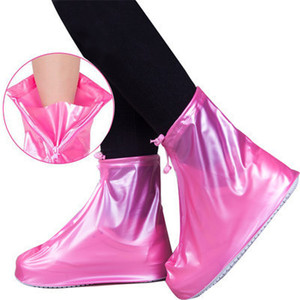 Couvre-chaussures de pluie en plastique pour le cyclisme en plein air, couvre-chaussures pour la pluie, vente chaude, PVC réutilisable, haute qualité, imperméable, botte de cheville - Product Image 1