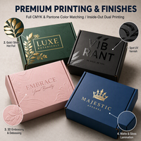 Boîte d'expédition personnalisée en carton ondulé, boîte cadeau couleur avec logo, vente en gros directe d'usine