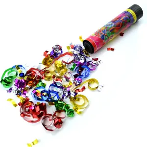 2022 Best Selling Small Party Popper Party Toys Metallic circle Confetti