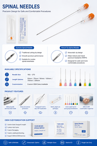 <span class=keywords><strong>Aiguille</strong></span> de <span class=keywords><strong>ponction</strong></span> <span class=keywords><strong>lombaire</strong></span> médicale de type Quincke / pointe crayon avec introduiseur OEM - Product Image 6