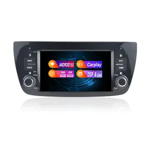 ZWNAV android 10.0 oto elektronik 4g gps tracker araba multimedya dvd OYNATICI Fiat Doblo 2010-2015 araba stereo kafa ünitesi