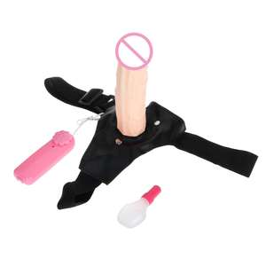 Bestseller Vib rating Strap on Harness Sexspielzeug Frauen Dildo - Product Image 3