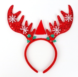 شجرة عيد الميلاد سانتا كلوز ثلج الدب قزم الرنة قرون رأس نجمة ارتداء رأس الدعائم الصورة لعيد ميلاد سعيد حفلة الديكور - Product Image 3