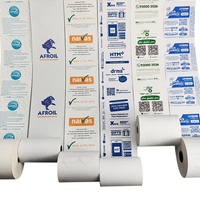 Rollos de Papel Térmico Personalizados de Una Sola Capa con Recubrimiento Superior de Alta Sensibilidad, Sin Atascos, para Sistemas POS de Alto Volumen