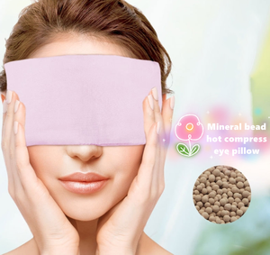 Venta al por mayor Sleeping Yoga Eye Pillow Flaxseed Cassia Seed Lavender Filled Heating Steam Cotton Eye Mask - Product Image 6