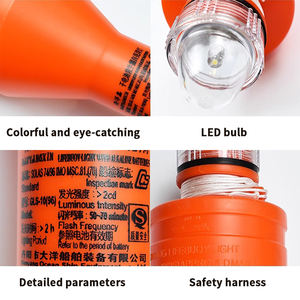 In magazzino, salvagente marino icona personalizzabile, luce galleggiante auto-luminosa, certificato di ispezione nave CCS - Product Image 2