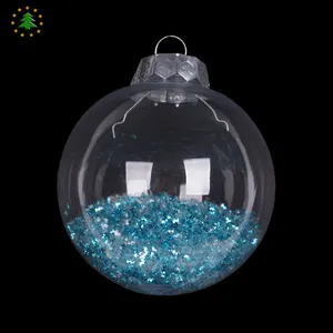 Jintai bola transparente personalizada, esferas navidad & 2021 decoração