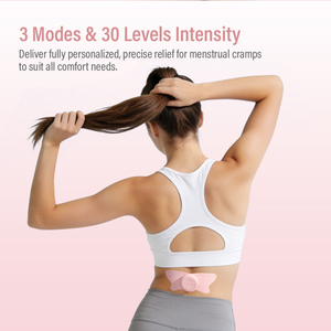 Masajeador para Cólicos Menstruales en <span class=keywords><strong>la</strong></span> Espalda Baja, Equipo <span class=keywords><strong>de</strong></span> Fisioterapia, Almohadilla Térmica Inalámbrica para Aliviar el Dolor Menstrual Femenino, Unidad TENS - Product Image 5