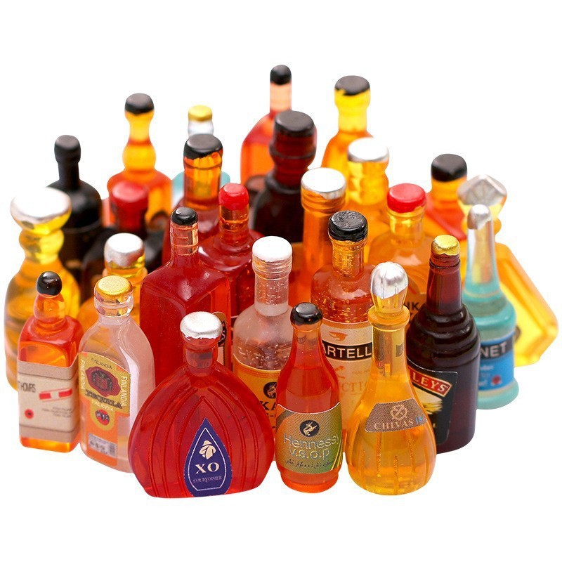 Designs de bouteilles variés pour spiritueux importés