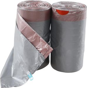 Bolsas de Basura con Cordón, Bolsas Pequeñas para Desechos, para Oficina, Dormitorio, Baño, sin Perfume, Blancas, Altas, para Cocina - Product Image 6