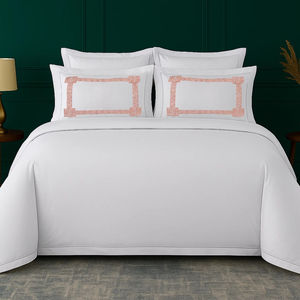 Funda de Almohada Griega Naranja, Funda de Cojín al por Mayor, Estampado con Patrón Griego, Tela de Alta Calidad, Tamaño Personalizado Disponible - Product Image 1