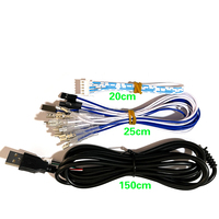 Placa USB de Retardo Cero, Codificador Inalámbrico para PS4/IOS/PC/Android, Joystick SANWA para Juegos de Computadora DIY