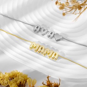 <span class=keywords><strong>Collana</strong></span> con Iniziale 3D <span class=keywords><strong>Personalizzabile</strong></span> in Oro 14K, Ciondolo con <span class=keywords><strong>Nome</strong></span> Personalizzato, Charm Delicato Fatto a Mano, Pendente a Forma di Palloncino con Alfabeto A-Z - Product Image 4